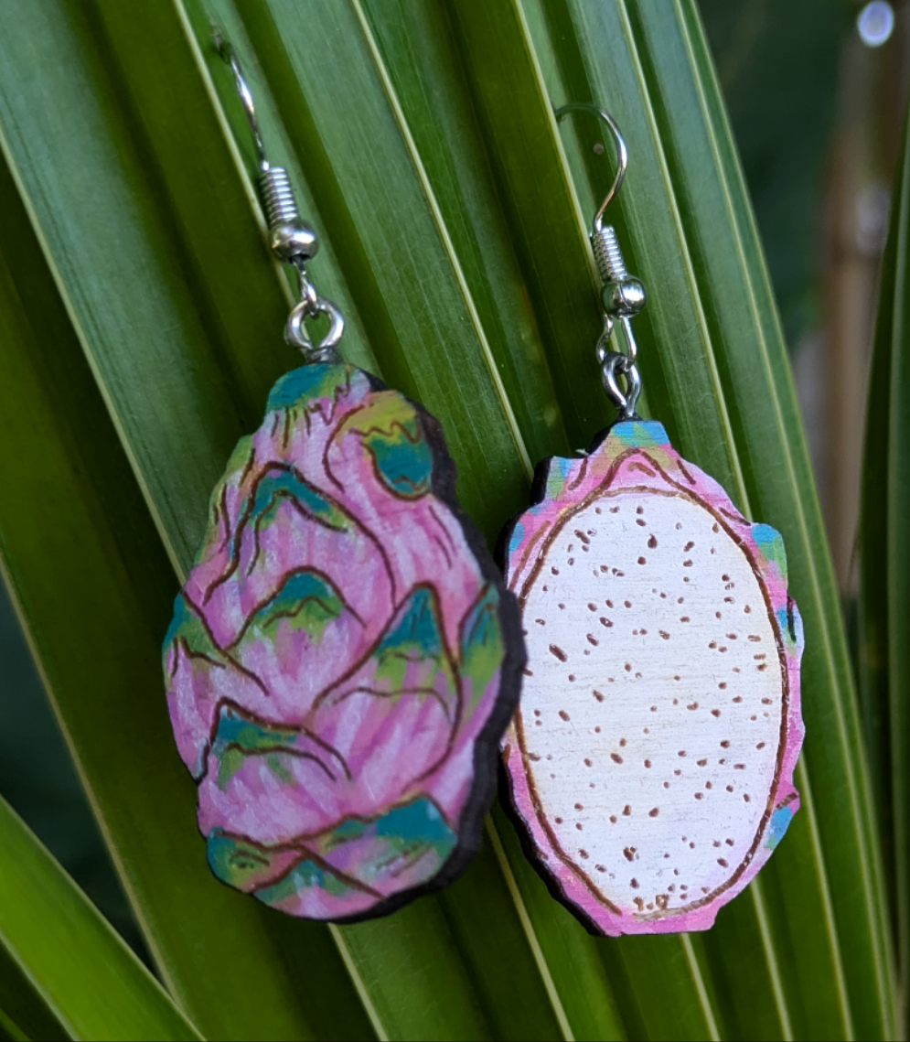 Dragon fruit Earrings
