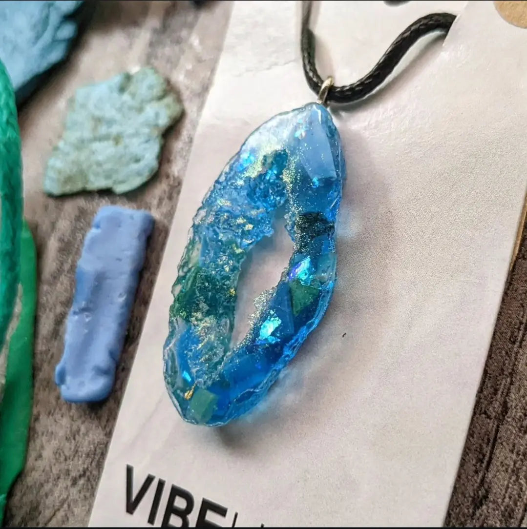 Recycled Ocean Plastic- Geode Crystal