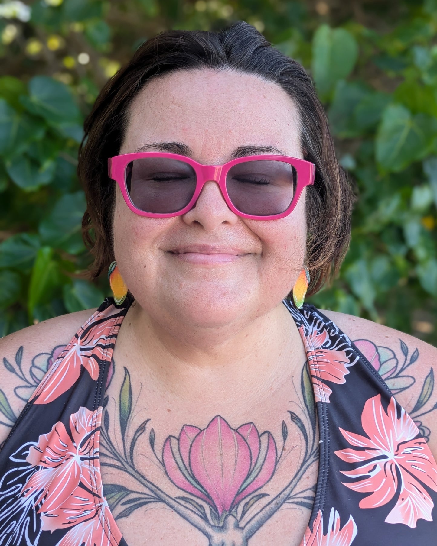 Hand painted Mango Earrings