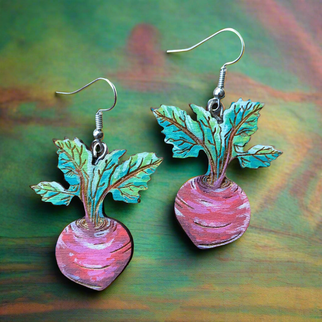 Beet Earrings