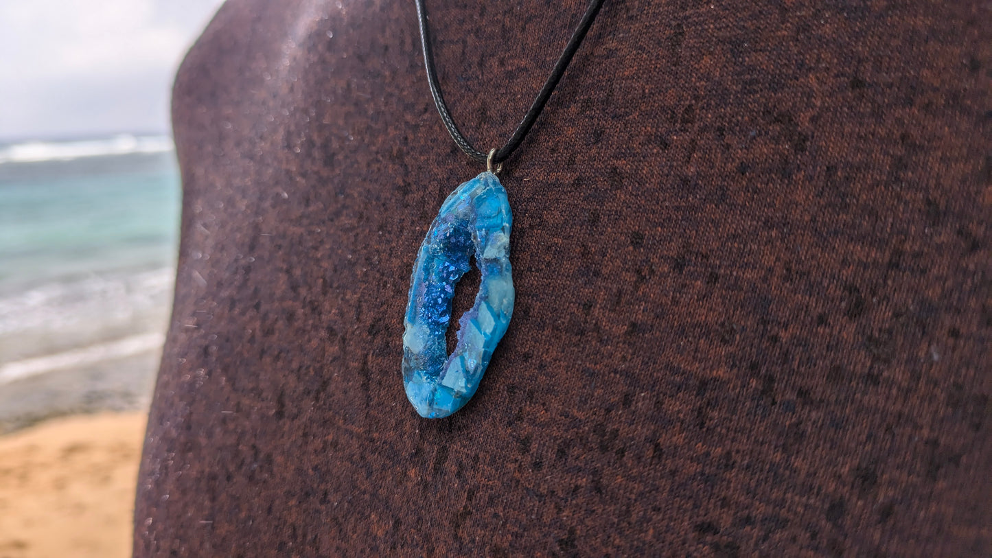 Recycled Ocean Plastic- Geode Crystal