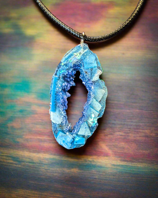 Recycled Ocean Plastic- Geode Crystal