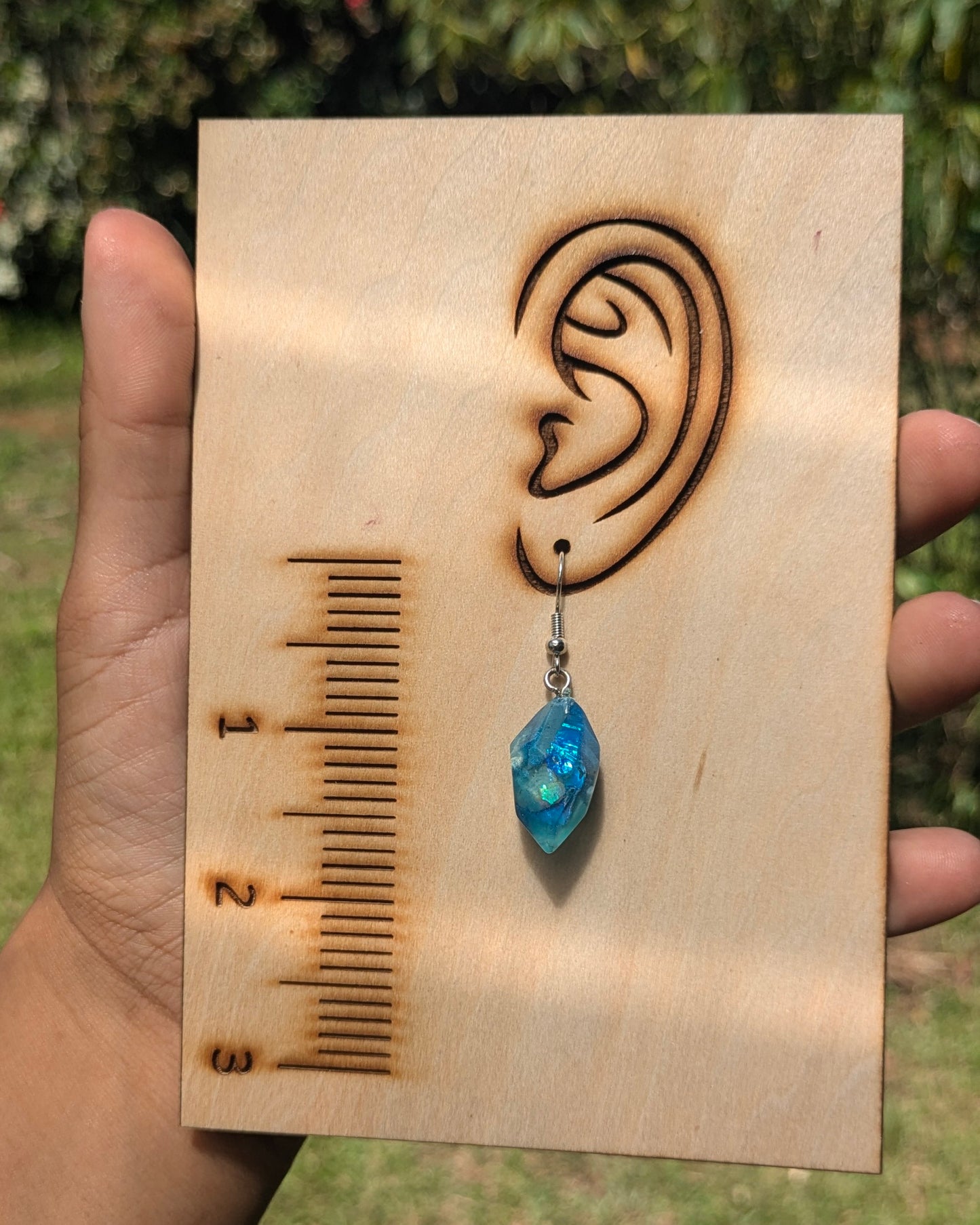 Ocean VibeHigh Crystal Earrings