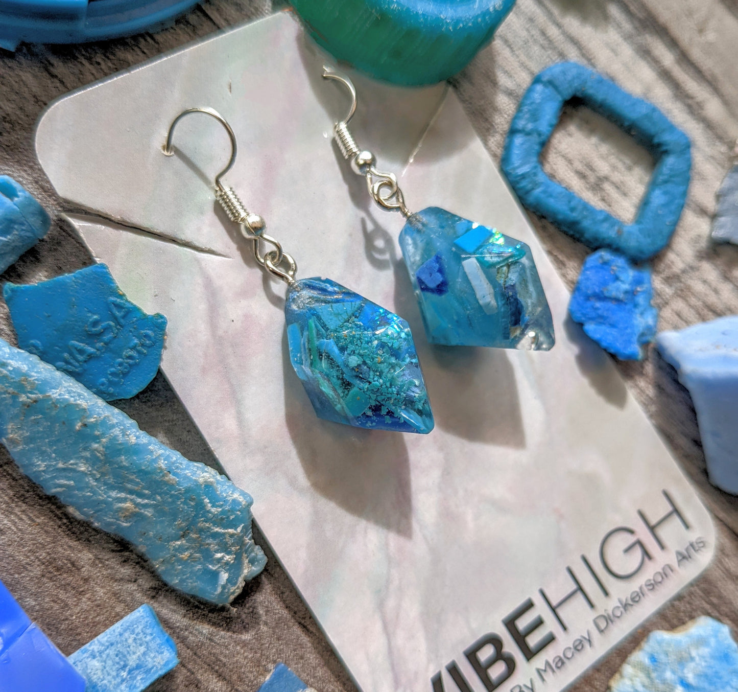 Ocean VibeHigh Crystal Earrings