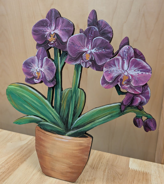 "Royal Orchid" freestanding, wood